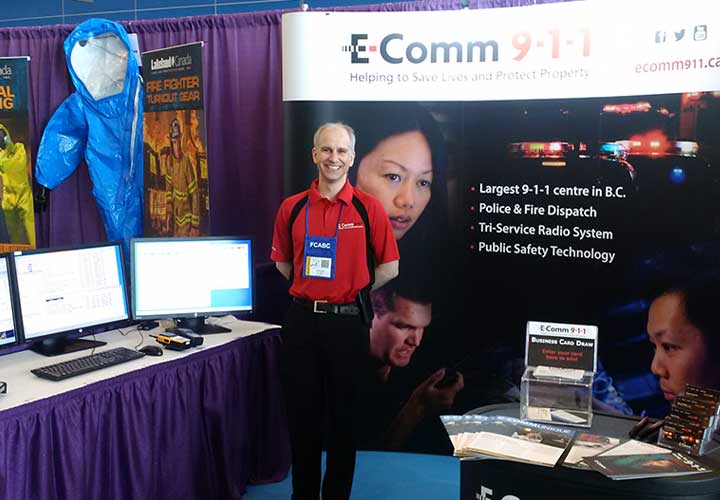 E-Comm attended the B.C. Fire Expo on June 5 & 6.