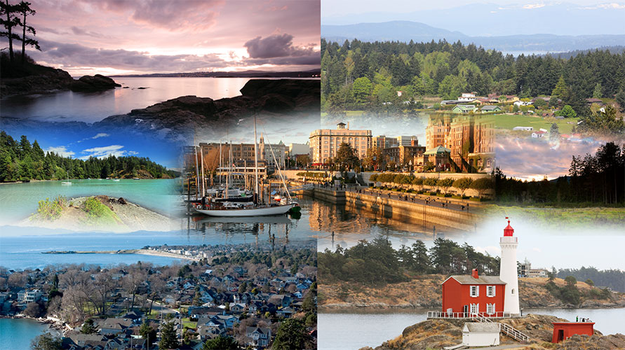 Collage of Southern Vancouver Island communities