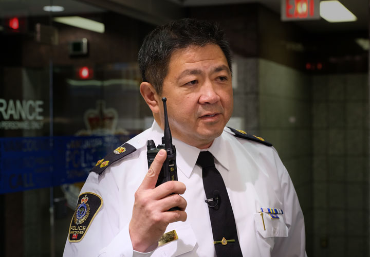Vancouver Police Department Deputy Chief Constable Howard Chow